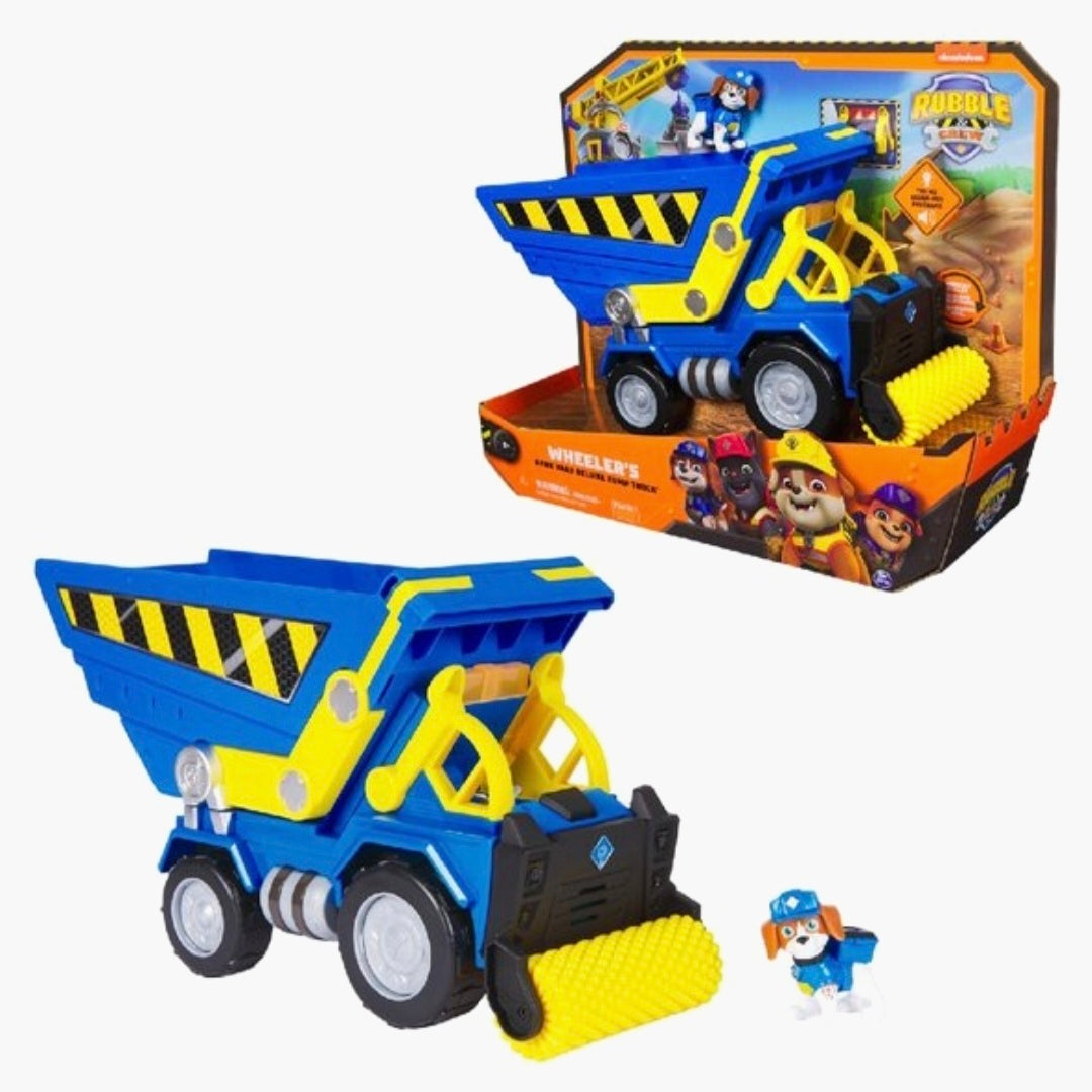 Paw Patrol: Rubble & Crew - Blafwerf Vuilniswagen Licht & Geluid