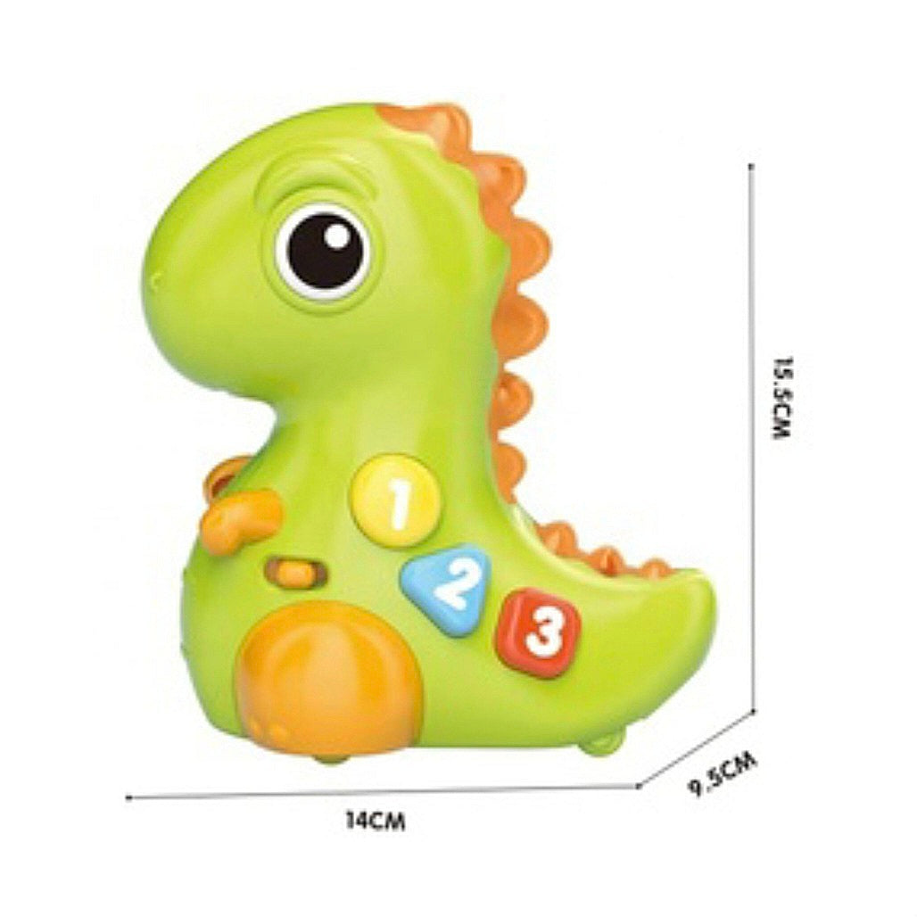 Baby Toys: Dino op Wielen met Licht & Geluid
