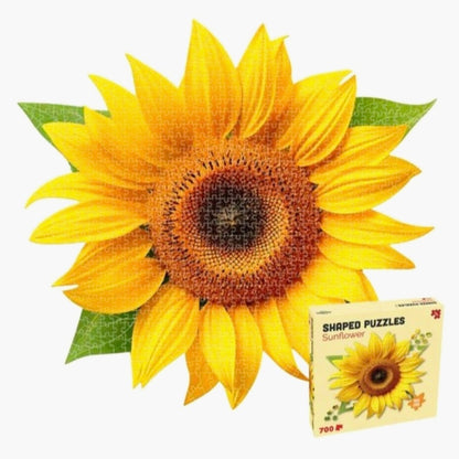 Shaped Puzzel: Sunflower - Zonnebloem - 700