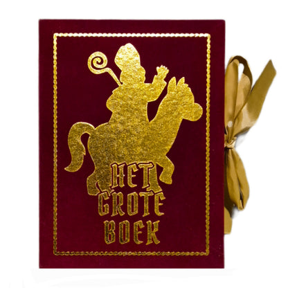 Suprise verpakking - Boek van Sinterklaas 17,5 x 26 x 4cm + Notitieboekje