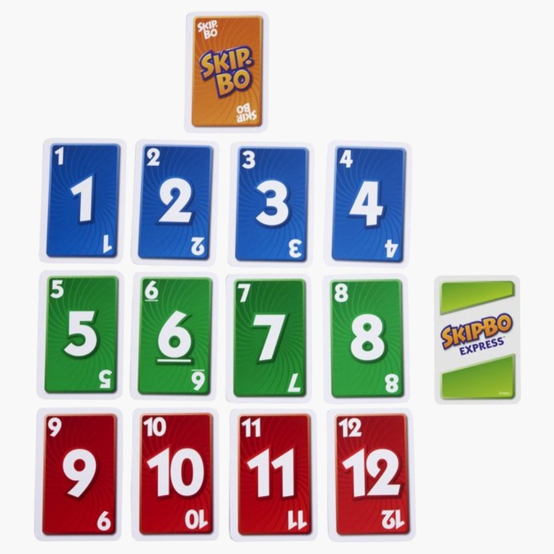 Mattel: Skip-Bo Express - Kaartspel