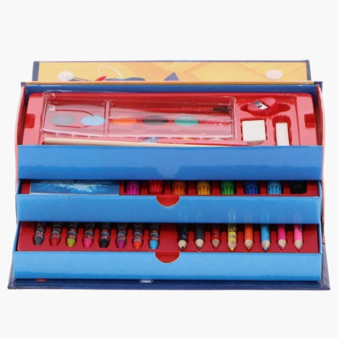 Spiderman: Kleurkoffer - 52 delig