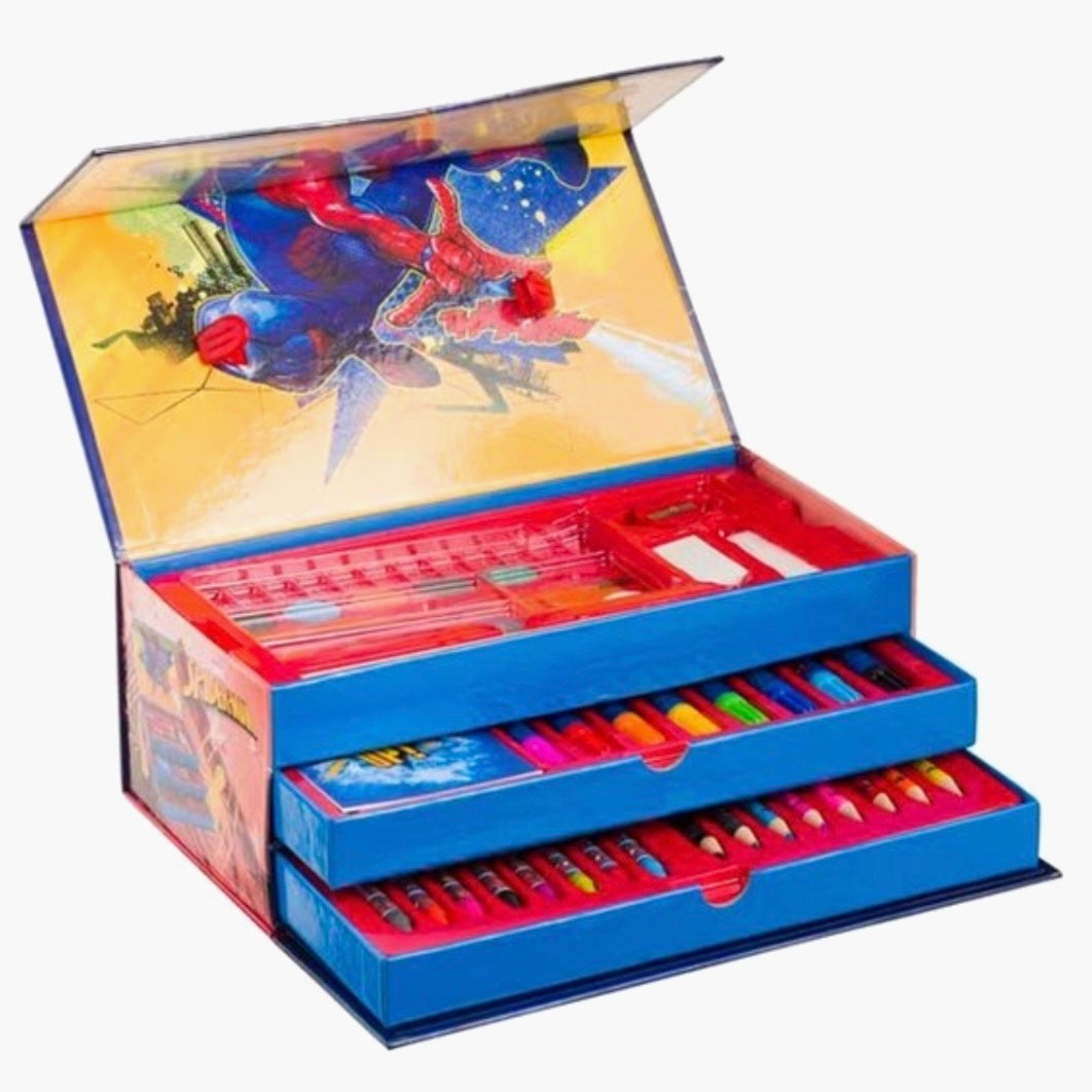 Spiderman: Kleurkoffer - 52 delig