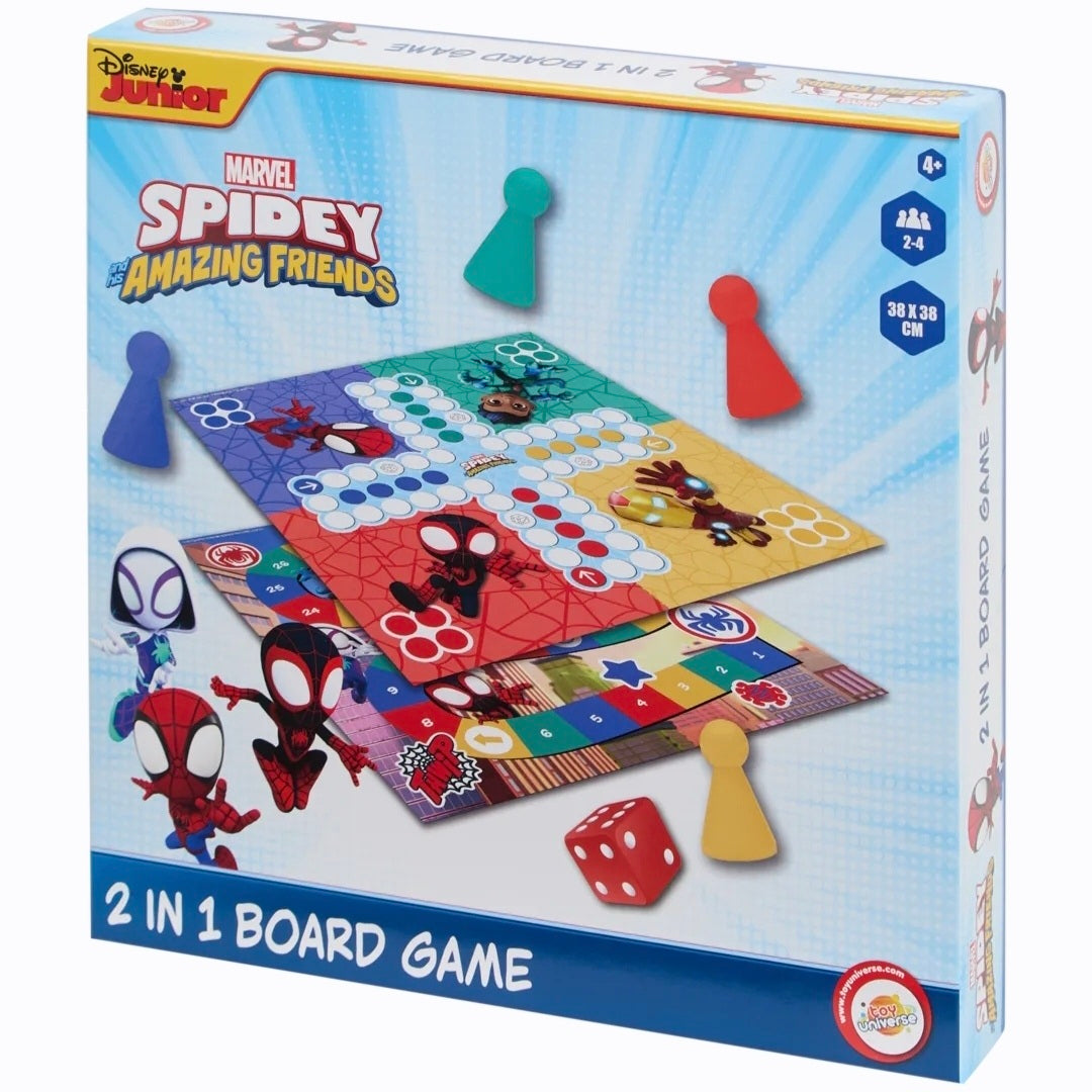 Spiderman Junior: 2 in 1 Bordspel