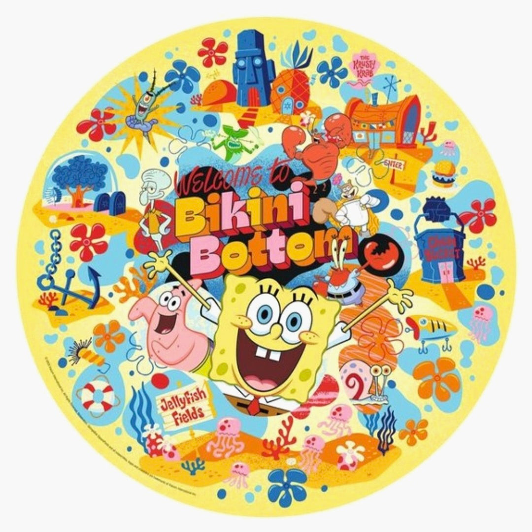 Spongebob: Ronde Puzzel - 500