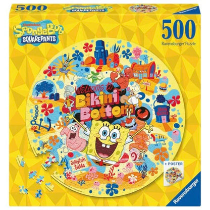 Spongebob: Ronde Puzzel - 500