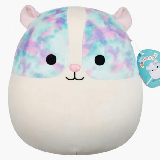 Squishmallows: Rhys - Guinea Pig w/Multicolored Eyepatches 30cm