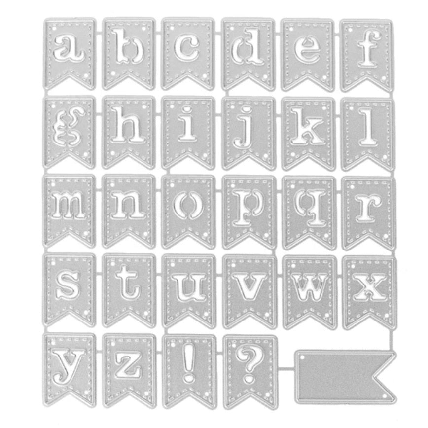 Stansmes vlaggen alfabet Letters