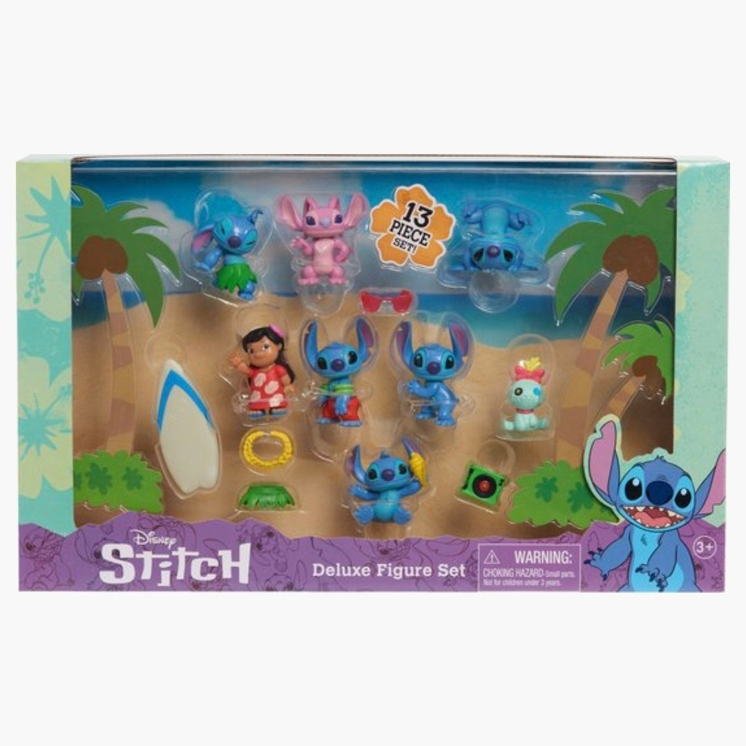 Stitch: Deluxe Set 8 Speelfiguren + 5 accessoires