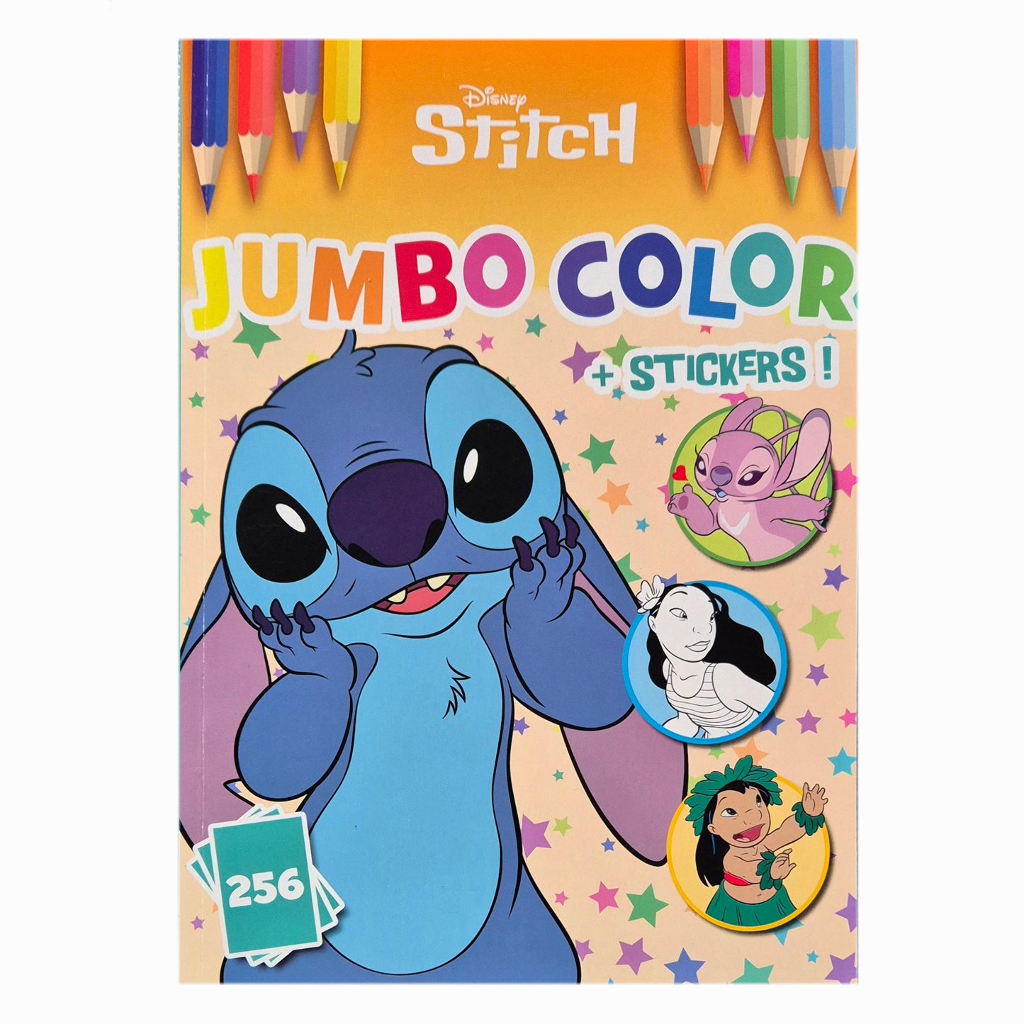 Stitch - Kleurboek  JumboColor +  Stickers