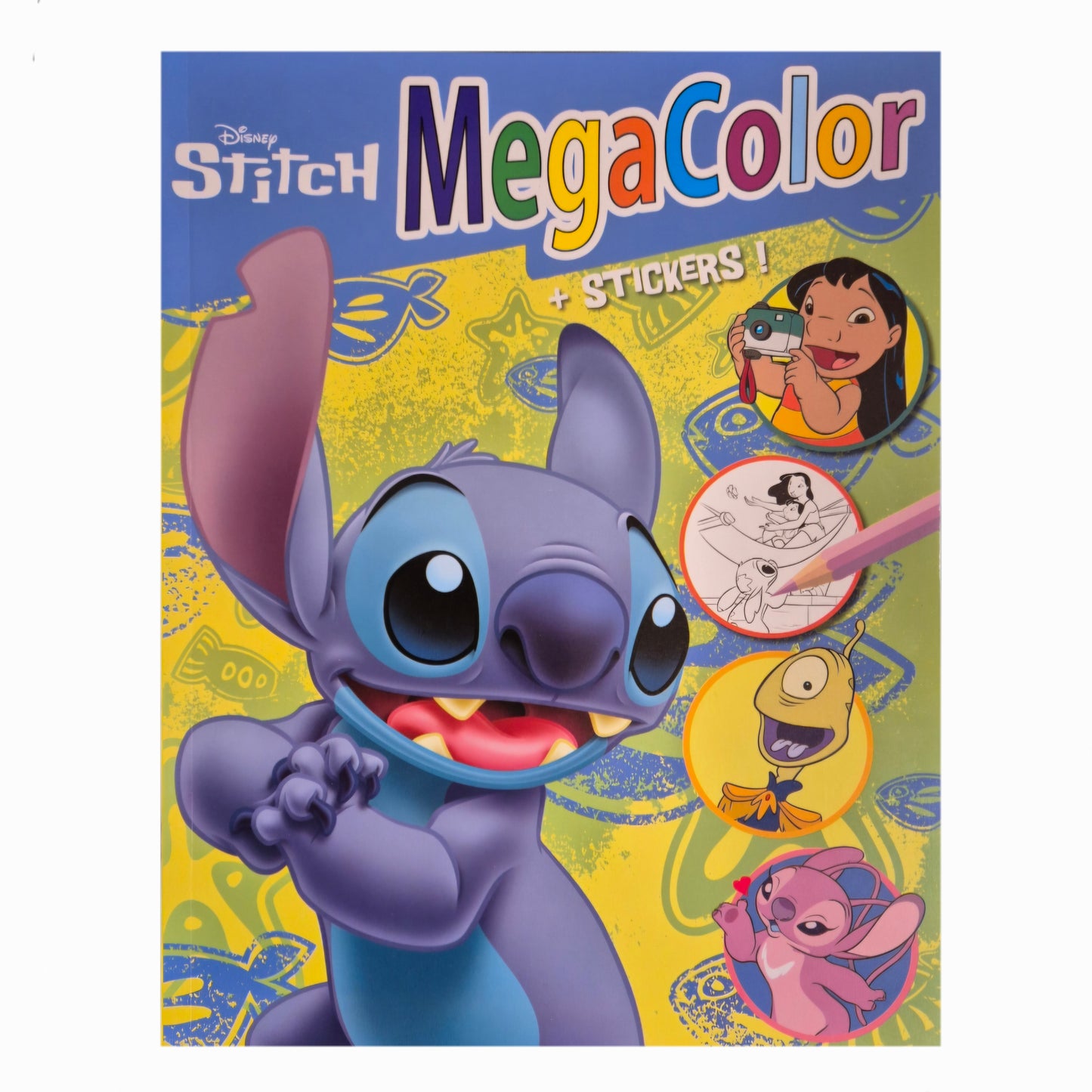 Kleurboek Lilo & Stitch megacolor + stickers