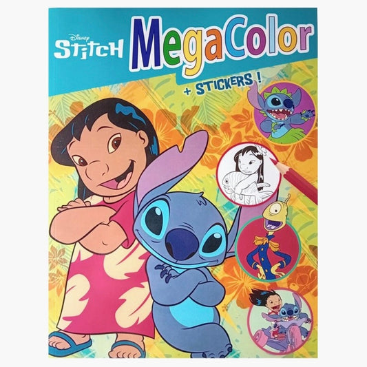 Kleurboek Lilo & Stitch megacolor + stickers