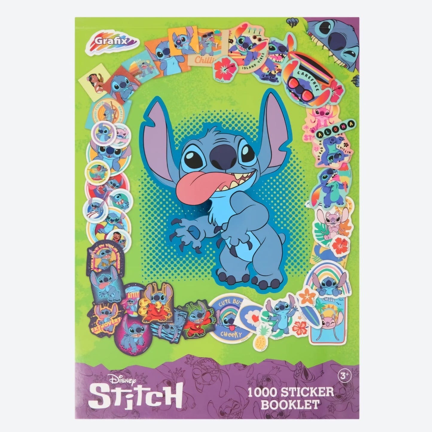 Stitch stickerboek - 1000 stickers