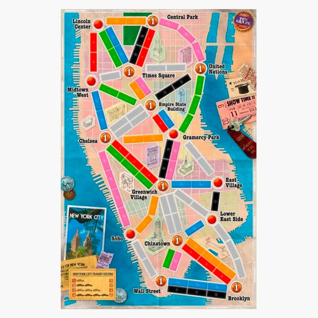 Ticket to Ride: New York  -  Multiplaza