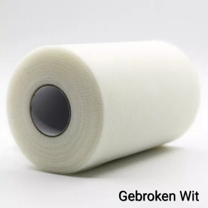 15cm Tule - Prijs per meter  (Diverse kleuren)