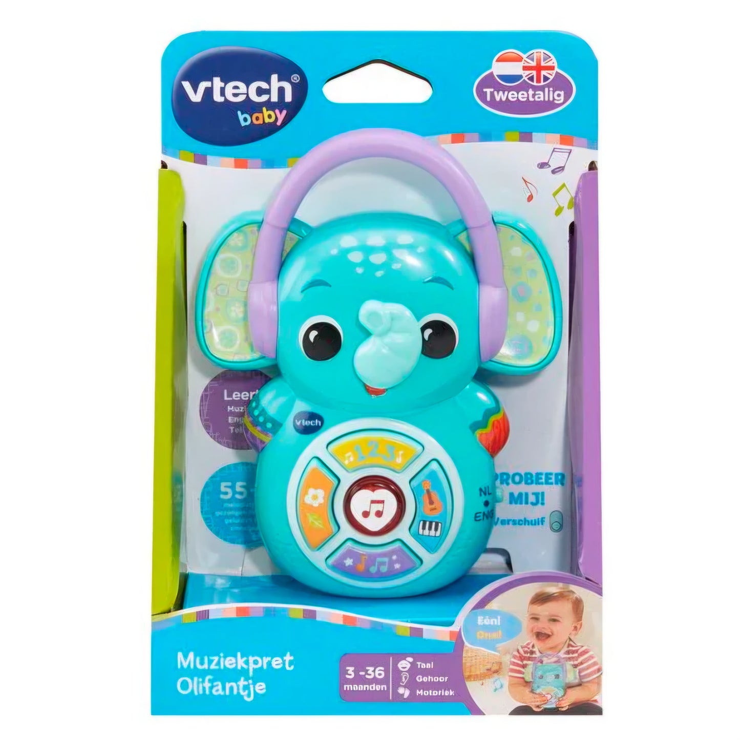 VTech: Baby Muziekpret Olifantje