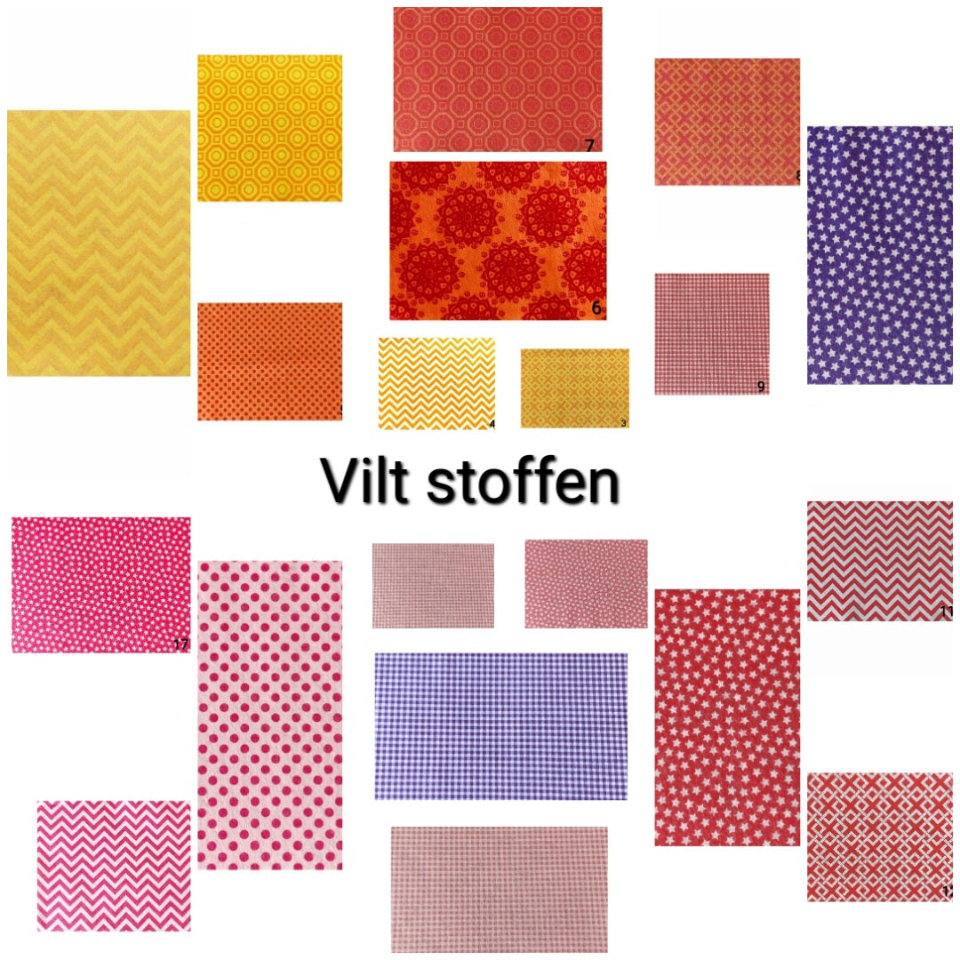 Vilt stof lapjes - Diverse Kleuren OP=OP