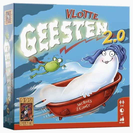 999 Games Vlotte Geesten 2.0 kaartspel doos vooraanzicht