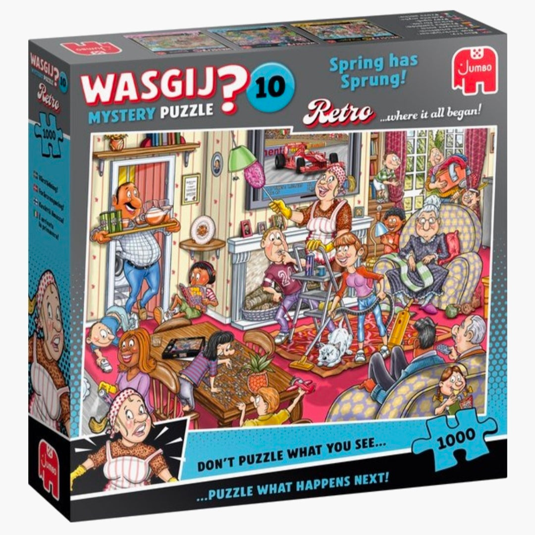 Wasgij 10 Retro Mystery: De Voorjaarsschoonmaak - 1000