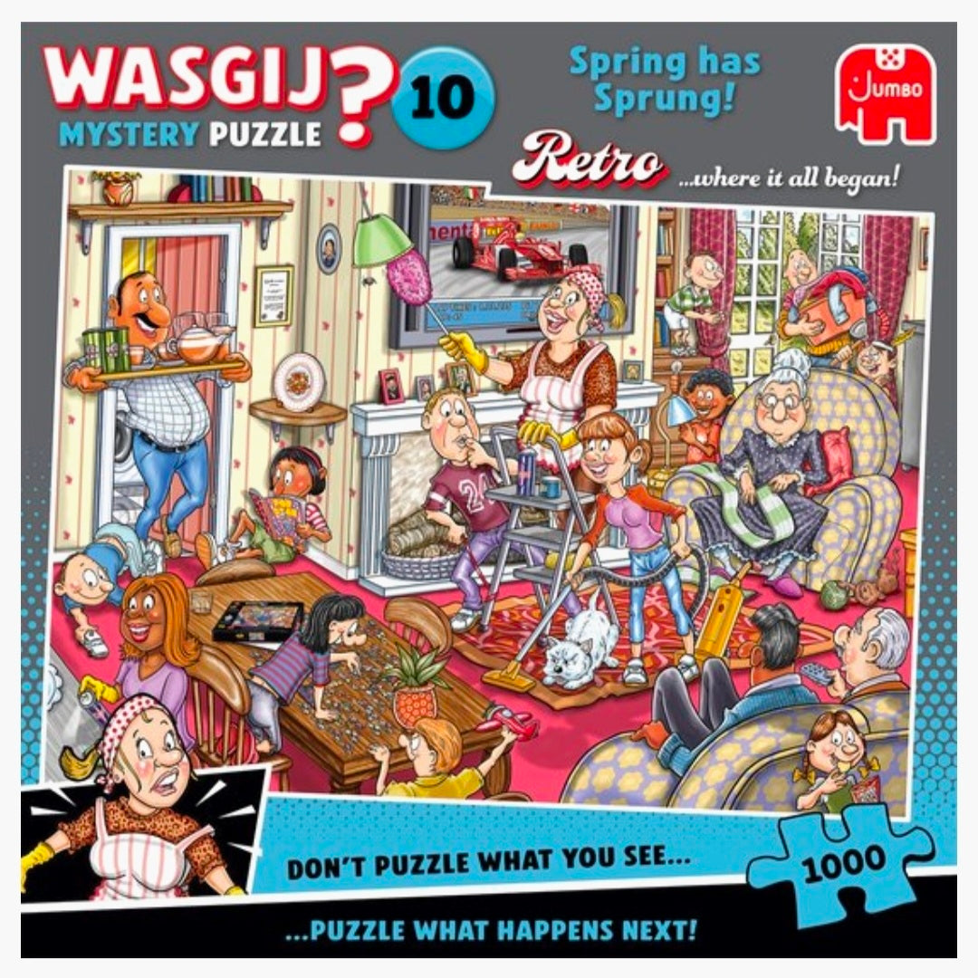 Wasgij 10 Retro Mystery: De Voorjaarsschoonmaak - 1000