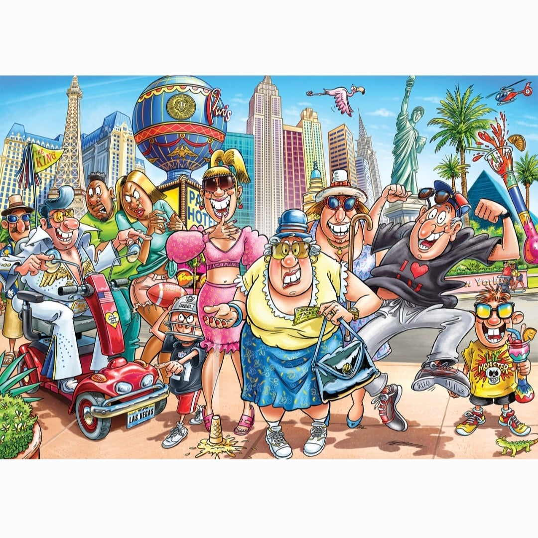 Wasgij 48 Original: What Happens in Vegas - 1000