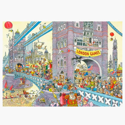 Wasgij 8 Retro Mystery: De Laatste Horde! - 1000  -  Multiplaza