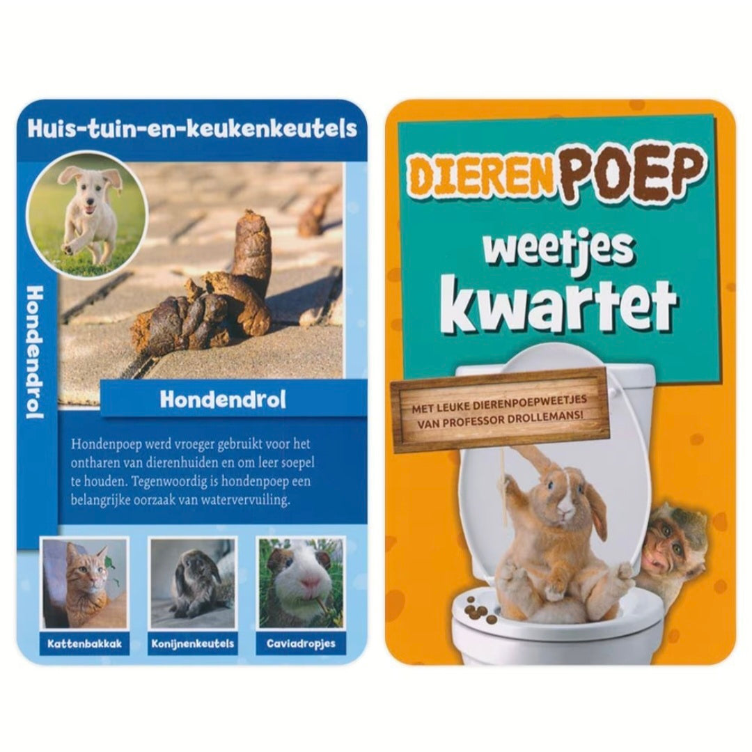 Identity Games: Dierenpoep weetjes - Kwartet