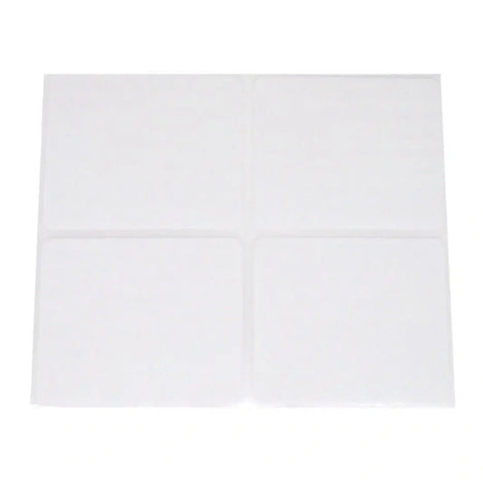 40x50mm Witte Etiketten (20 Stuks) - Multiplaza