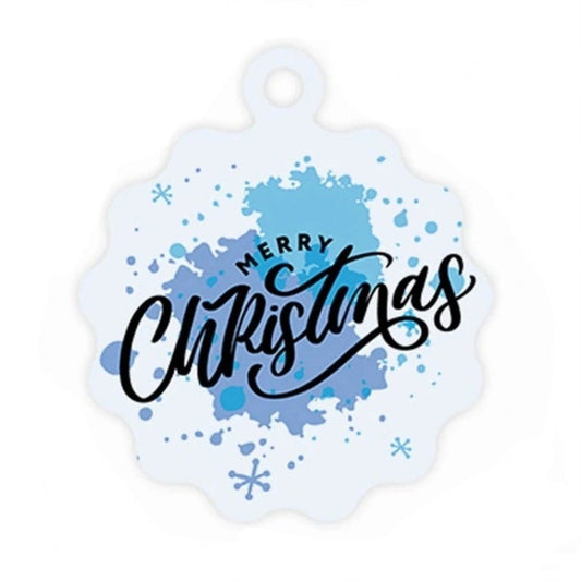 Kerst Cadeaukaartjes blauw (10 Stuks) - Multiplaza